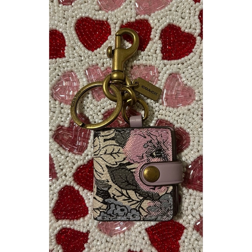 Coach Mini Photo Frame Picture Holder Keychain!
